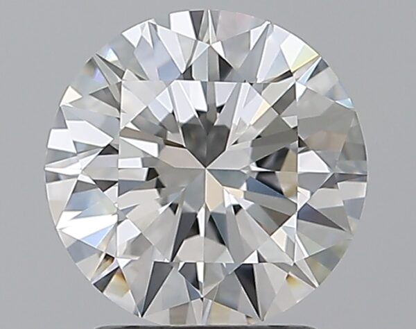 1.79 carat, F colour, IF clarity, Round shape, Natural Diamond.