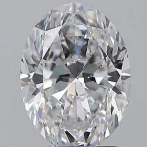 1.7 carat, D colour, SI1 clarity, Oval shape, Natural Diamond.