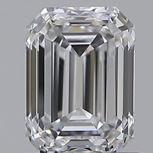 1.01 carat, D colour, VVS2 clarity, Emerald shape, Natural Diamond.
