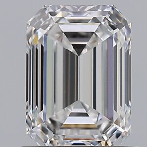 1.02 carat, E colour, VVS2 clarity, Emerald shape, Natural Diamond.