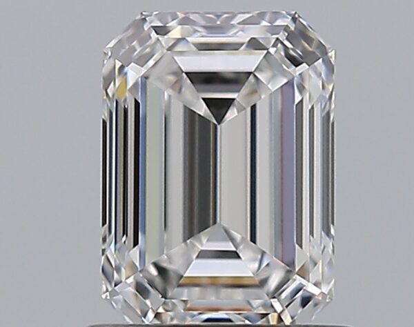 1.02 carat, E colour, VVS2 clarity, Emerald shape, Natural Diamond.