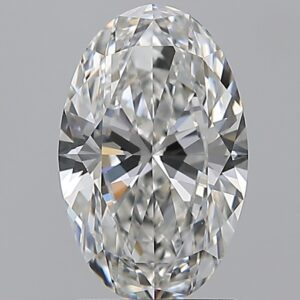 1.79 carat, F colour, VS1 clarity, Oval shape, Natural Diamond.