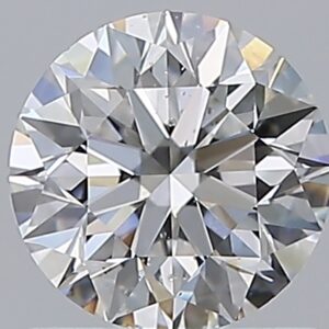 1.01 carat, E colour, SI1 clarity, Round shape, Natural Diamond.