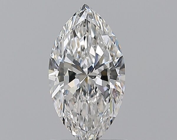 1.01 carat, E colour, SI1 clarity, Marquise shape, Natural Diamond.