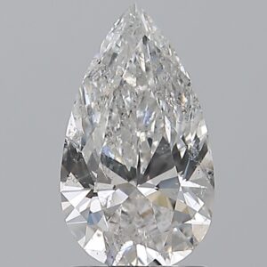 1.5 carat, F colour, SI2 clarity, Pear shape, Natural Diamond.