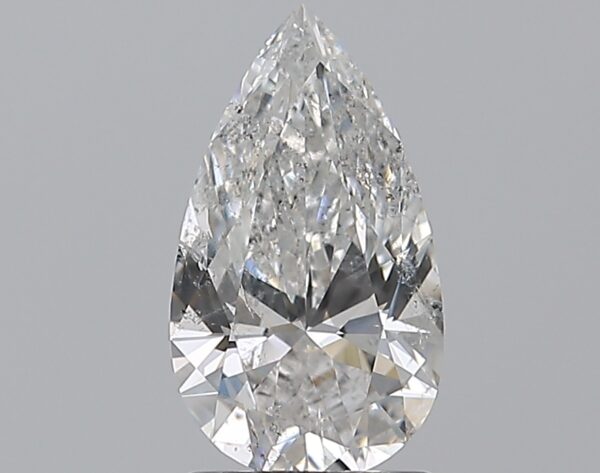 1.5 carat, F colour, SI2 clarity, Pear shape, Natural Diamond.