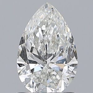 1.01 carat, G colour, SI2 clarity, Pear shape, Natural Diamond.