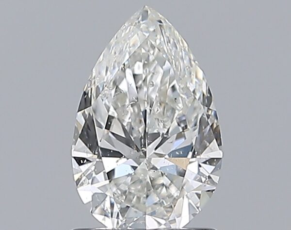 1.01 carat, G colour, SI2 clarity, Pear shape, Natural Diamond.