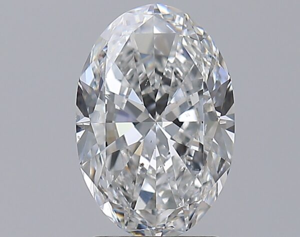 2 carat, E colour, SI1 clarity, Oval shape, Natural Diamond.
