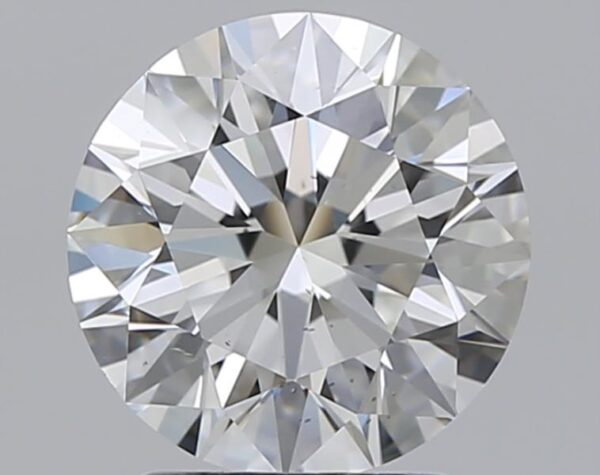 2 carat, H colour, VS2 clarity, Round shape, Natural Diamond.