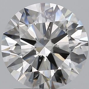 1.7 carat, H colour, SI2 clarity, Round shape, Natural Diamond.