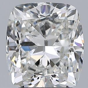 3.01 carat, G colour, SI1 clarity, Cushion shape, Natural Diamond.