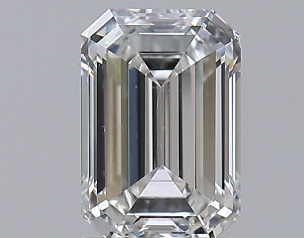 1.5 carat, F colour, VS2 clarity, Emerald shape, Natural Diamond.