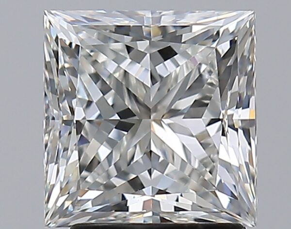 2.5 carat, H colour, VS2 clarity, Princess shape, Natural Diamond.