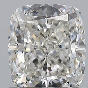 1.01 carat, H colour, SI1 clarity, Cushion shape, Natural Diamond.