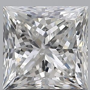1.2 carat, G colour, SI2 clarity, Princess shape, Natural Diamond.