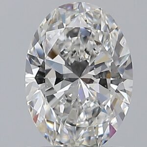 1 carat, F colour, SI1 clarity, Oval shape, Natural Diamond.