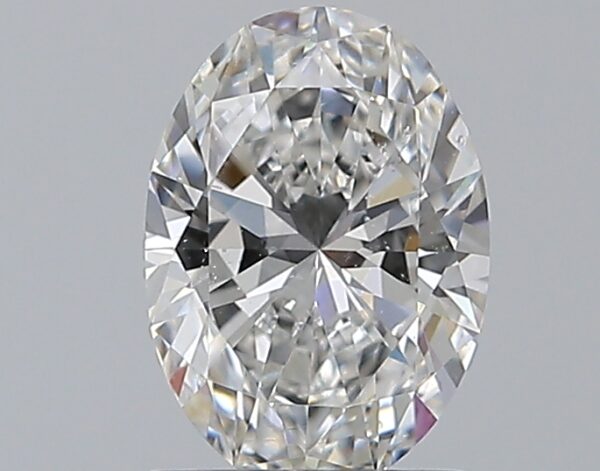 1 carat, F colour, SI1 clarity, Oval shape, Natural Diamond.