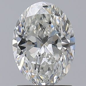 1.51 carat, G colour, SI1 clarity, Oval shape, Natural Diamond.