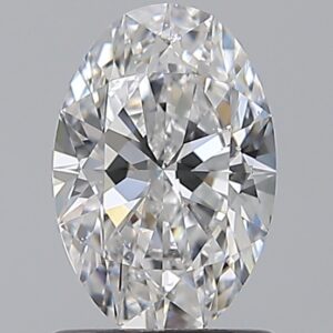 1 carat, E colour, SI1 clarity, Oval shape, Natural Diamond.