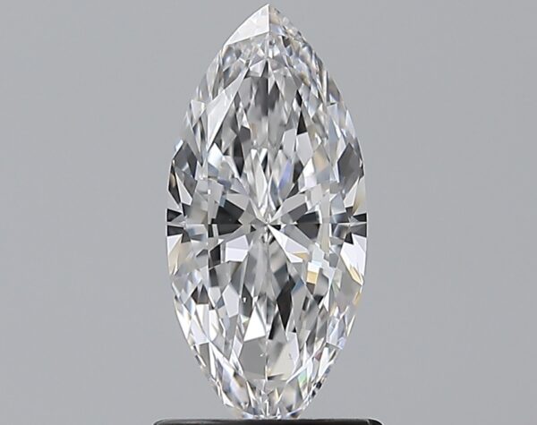 1 carat, D colour, VS2 clarity, Marquise shape, Natural Diamond.