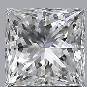 1.03 carat, E colour, VS2 clarity, Princess shape, Natural Diamond.