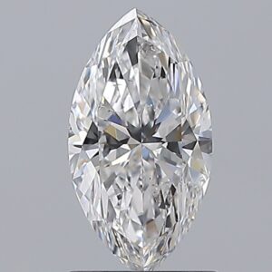 1.01 carat, D colour, SI1 clarity, Marquise shape, Natural Diamond.