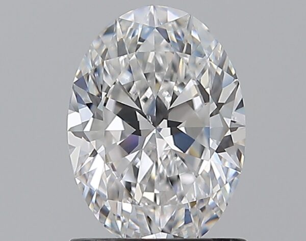 1.2 carat, D colour, VS2 clarity, Oval shape, Natural Diamond.