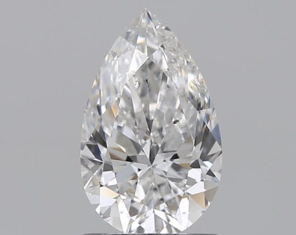 1 carat, F colour, SI2 clarity, Pear shape, Natural Diamond.