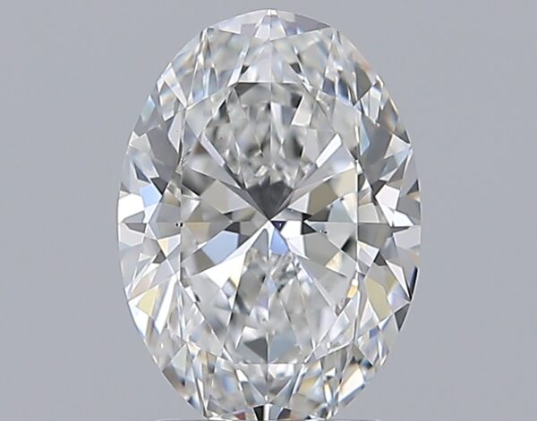 2.01 carat, E colour, VS2 clarity, Oval shape, Natural Diamond.