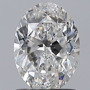 1.01 carat, E colour, VS1 clarity, Oval shape, Natural Diamond.