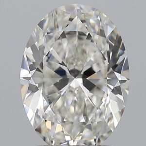 2.01 carat, H colour, VS2 clarity, Oval shape, Natural Diamond.