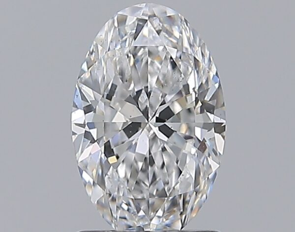 1.21 carat, D colour, SI1 clarity, Oval shape, Natural Diamond.