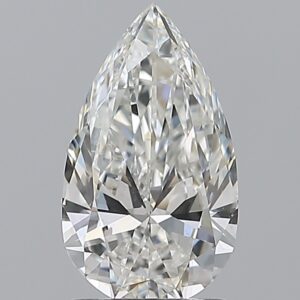 1.5 carat, G colour, SI1 clarity, Pear shape, Natural Diamond.