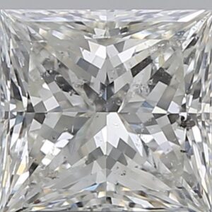 1.89 carat, H colour, SI2 clarity, Princess shape, Natural Diamond.