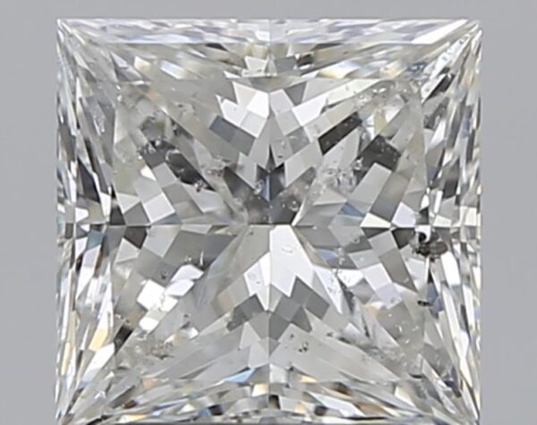 1.89 carat, H colour, SI2 clarity, Princess shape, Natural Diamond.