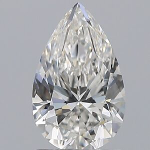 1.5 carat, G colour, SI1 clarity, Pear shape, Natural Diamond.