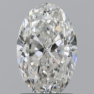 1.2 carat, G colour, VS2 clarity, Oval shape, Natural Diamond.