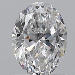 1.01 carat, D colour, VS2 clarity, Oval shape, Natural Diamond.