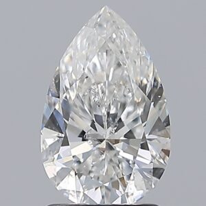 1.51 carat, F colour, SI2 clarity, Pear shape, Natural Diamond.