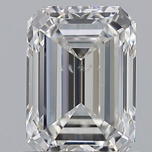 1.02 carat, F colour, SI1 clarity, Emerald shape, Natural Diamond.