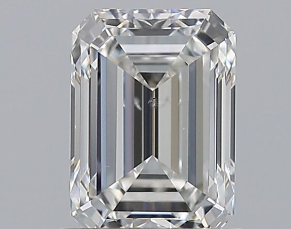 1.02 carat, F colour, SI1 clarity, Emerald shape, Natural Diamond.