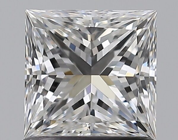 1.01 carat, E colour, VVS1 clarity, Princess shape, Natural Diamond.