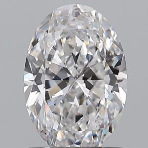 1 carat, D colour, SI1 clarity, Oval shape, Natural Diamond.