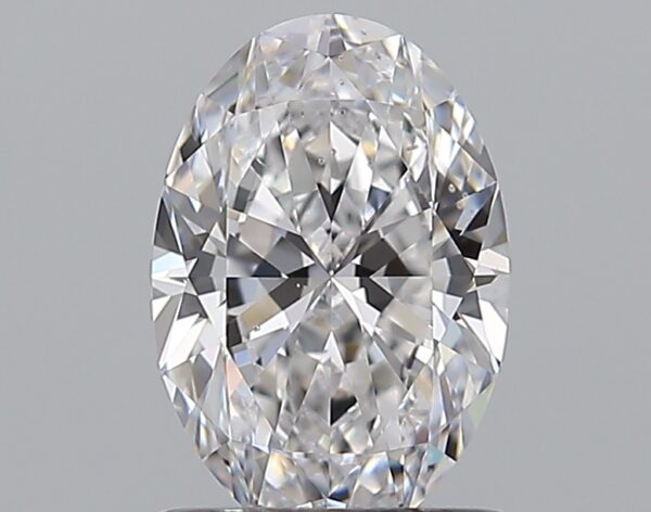 1 carat, D colour, SI1 clarity, Oval shape, Natural Diamond.