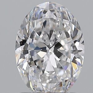 1.2 carat, D colour, SI1 clarity, Oval shape, Natural Diamond.