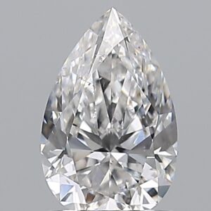 1 carat, D colour, SI2 clarity, Pear shape, Natural Diamond.