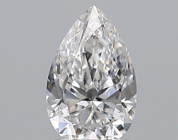 1 carat, D colour, SI2 clarity, Pear shape, Natural Diamond.