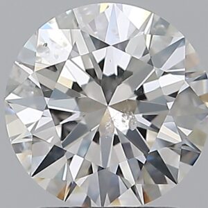 1.7 carat, F colour, SI2 clarity, Round shape, Natural Diamond.