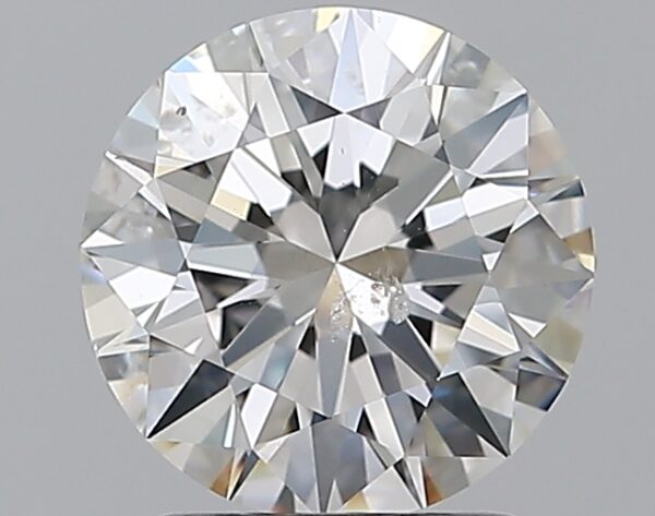 1.7 carat, F colour, SI2 clarity, Round shape, Natural Diamond.